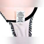 Shade & Shore  Black White Geometric Lightly Padded Bra Bikini Swim Top 34C Beach Photo 5