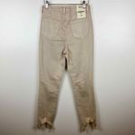 L'Agence NWT High Line Distressed Cropped Skinny in Biscuit Destruct Size 27 Photo 6