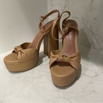 Gianni Bini New! Hartliye Leather Knot Ankle Strap Platform Sandals Sz 9.5 Photo 6