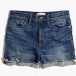 Madewell NWT High-Rise Denim Shorts in Glenoaks Wash: Cutoff Edition 31 Photo 4