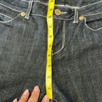 Cache  Bootcut Jeans Dark wash Mid rise Gold Accents Womens 6 Y2K Stretchy Photo 7