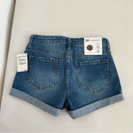BP Mid Rise Roll Cuff Denim Shorts Authentic Blue Wash Size 26 Photo 1