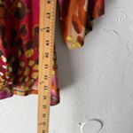 Sacred Revival Top Small Red Orange Purple‎ 3/4 Sleeve Embellished Boho Photo 3