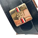 Tommy Hilfiger Tommy Hilfiger Thong Sandals Womens 10M Black Buckle Detail Summer Shoes Photo 4