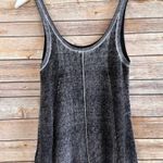American Eagle  Sweater Tank Women’s Size Small Gray Black Knit Mesh Sides Photo 1
