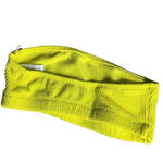 Good American NEW Women's Size XL Electric Yellow Crinkle Bandeau Bikini Top Photo 2