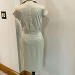 Ann Taylor Khaki Tan Faux Wrap Dress Size 4 Photo 4