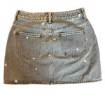 PacSun  Embroidered Flower Floral Denim Jean Miniskirt Women's Size 27 4 Photo 1