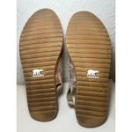 Sorel ‎ Sandals Ella Rose Gold Metallic Suede Leather Slingback Size 6.5 Photo 7