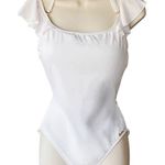 Vince Camuto White One Piece Swimsuit Removeable Straps ~ Women's Size 12 Photo 0