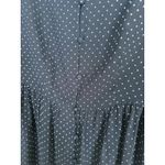 Who What Wear Dark Fairy Whimsigoth Dotted Sheer Belted Midi Dress XS Black Academia Retro Photo 7