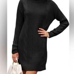 PRETTYGARDEN Women's Turtleneck Long Sleeve Plain Winter Knit Sweater Dress (684) Photo 0