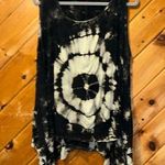 Advance Apparels Black White tie dye high low tank top shirt Size undefined Photo 0