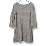 French Connection Vintage Y2K Gray Knit Baby Doll Sweater Dress Photo 2