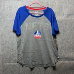 New Jersey Nets Womens‎ Shirt XXL Short Sleeve Blue Size undefined Photo 1
