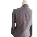 Nine West  Gray Pinstriped Blazer Jacket Size US 2 Photo 2