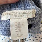 Christian Siriano Women's Blue Mockneck Sweater with Snowflake Print Size XS Photo 2