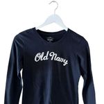 Old Navy  Black Long Sleeves Crewneck Soft Cotton SZ S #2176 Photo 1