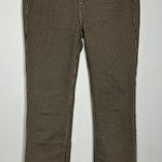 DL1961  Mara straight tan black houndstooth jeans womens size 24 business casual Photo 0