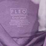 Fleo Comfortable Stretchy Soft Gym Athletic Leggings in Purple Size XS‎ Photo 4