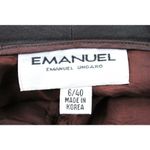 EMANUEL UNGARO Brown 100% Wool PANTS SUIT Military Style 6/40 '70s Korea Women 6 Photo 5