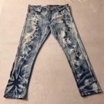Anthropologie  PILCRO Women's Slim Boyfriend Jeans Denim Tie Dye Stretch Size 31 Photo 0