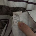 J.Crew Basics White and Red Striped Longsleeve Lightweight Top Sparkle Photo 6