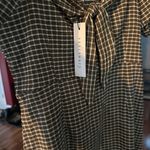 Sanctuary NWT  East To West Gingham Mini Dress - Brown Size Small Photo 3