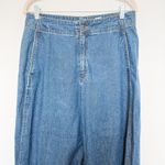 Eddie Bauer VTG 90s Denim Midi Skirt Blue Size 10 Y2K Americana Cottage Indie Photo 1