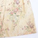 Anthropologie Solitaire X  Flora Eyelet Belted Button Front Shirt Dress Boho Photo 10