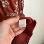 Love Riche  Women's Boutique A Line Dress Size Small Burnt Orange Floral Photo 6