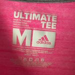 Adidas Ultimate Tee Women's Athletic Work Out Shirt Color Pink, Size M Photo 6