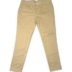 Honey Yellow Polka Dot Mustard Straight Leg Pants Womens Size 30 Photo 0