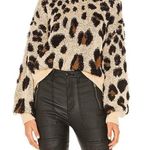 Bardot Slouch Knit Leopard/Cheetah Sweater Photo 1
