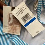 Jessica Simpson  Light Blue Striped One Piece Swimsuit SIZE XL Photo 4