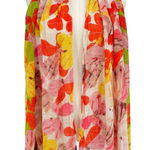 Ann Taylor  LOFT scarf floral crochet embroidered sequins boho cottage Photo 0