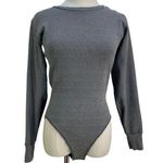 Ralph Lauren Vintage Ribbed Bodysuit Gray Photo 0