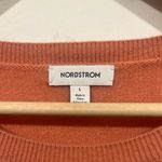 Nordstrom Auntie Lux Cashmere Sweater Peach Gift Holiday Size L Photo 5