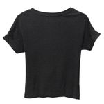 ALLSAINTS Diego Tee Dress Size Small Suede Knit Pockets Short Sleeve Grey Gray Photo 4