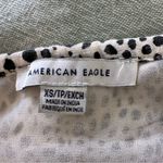 American Eagle Women’s Cotton Linen Dotted Tank Dress Size XS Photo 2
