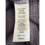 Project Social T Women's Most Wanted Burnout Henley Tee Sz S Purple Ribbed NWOT Photo 5