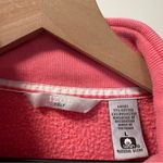 IZOD  Golf Women’s Pink Quarter Zip Cotton‎ Blend Pullover Sweatshirt Tennis Prep Photo 2