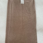 Stradivarius  Knit Brown Midi Skirt L Photo 0