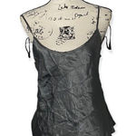 Les Copains Grey Tank Top Sz 46 L Made in Italy Minimalist Cami Gray Size L Photo 0