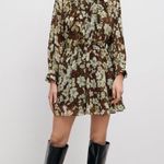 ZARA NWT FLORAL RUFFLES RESORT BLOGGERS FAV JUMPSUIT ROMPER GREEN XS Photo 5