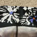 Under Armour  Floral Print Compression Leggings Black Blue Orange Purple 3X Photo 5