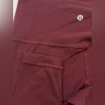 Lululemon  Athletica Burgundy Leggings Photo 2