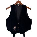 Disney Mickey Unlimited Western Suede Fabric Vest Size S/M Photo 0
