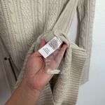 NWT Left on Houston Cable Knit Tunic Sweater Dress Small White Photo 5