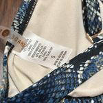 Shade & Shore Snakeskin Bikini Top Photo 2